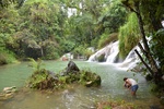 Baden am Wasserfall El Nijo