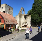 unterwegs in der Altstadt von Visby